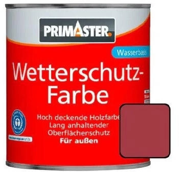 PRIMASTER Wetterschutzfarbe 2,5 L schwedenrot - [GLO765153698]