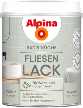 Alpina Fliesenlack Bad & K&uuml;che 2K Silberfarn 750 ml
