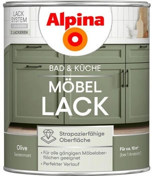 Alpina M&ouml;bellack f&uuml;r K&uuml;che & Badezimmer Olive 750 ml