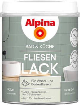 Alpina Fliesenlack Bad & K&uuml;che 2K Salbei 750 ml