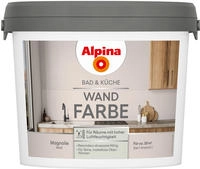 Alpina Wandfarbe F&uuml;r K&uuml;che & Badezimmer Magnolie 2,5 L