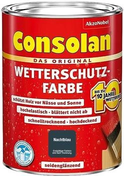 Consolan Wetterschutz-Farbe 0,75 L nachtblau