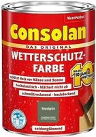 Consolan Wetterschutz-farbe 0,75 L Royalgr&uuml;n Holzschutzfarbe