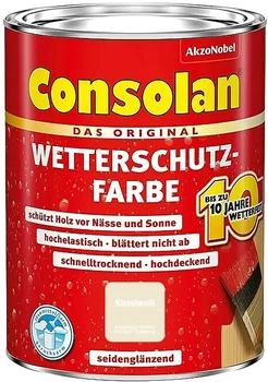 Consolan Wetterschutz-Farbe 0,75 L kieselweiss