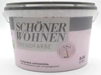 Schöner Wohnen Wandfarbe Trendfarbe Donut matt