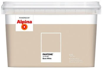Alpina Wandfarbe Pantone 12-0105 bone white 2,5l