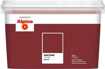 Alpina Wandfarbe Pantone 19-1534 merlot 2,5l