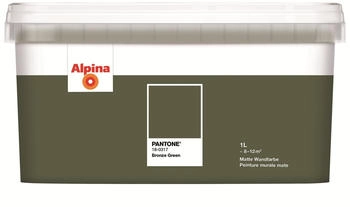 Alpina Wandfarbe Pantone 18-0317 bronze green 1l