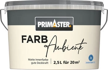 PRIMASTER Farbambiente Wandfarbe matt kaschmir 2,5 L