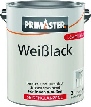 PRIMASTER Wei&szlig;lack seidenmatt 2 L wei&szlig;