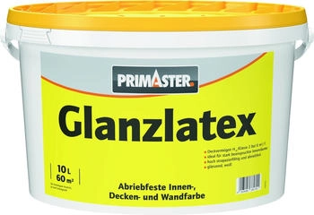 PRIMASTER Glanzlatex glänzend 10 L weiß