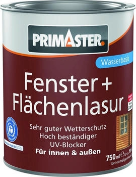 PRIMASTER Fenster + Fl&auml;chenlasur 750 ml nussbaum
