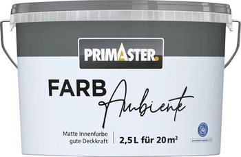 PRIMASTER Farbambiente Wandfarbe matt pastellblau 2,5 L