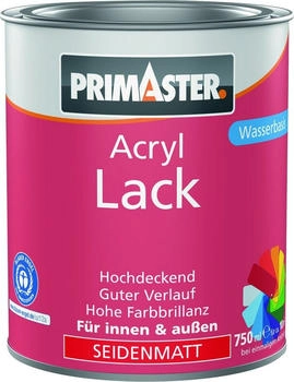 PRIMASTER Acryl Lack lehmbraun seidenmatt 750 ml