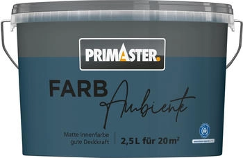 PRIMASTER Farbambiente Wandfarbe matt pazifik 2,5 L