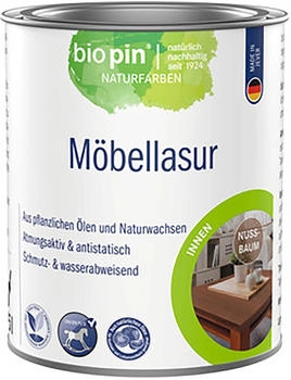 Biopin Möbellasur 375 ml nussbaum