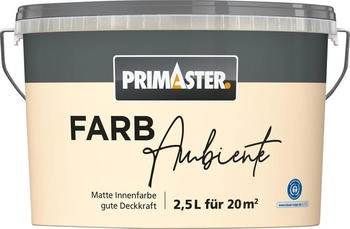 PRIMASTER Farbambiente Wandfarbe matt champagner 2,5 L