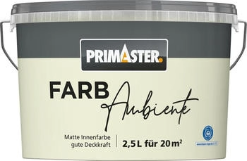 PRIMASTER Farbambiente Wandfarbe matt pastellgrün 2,5 L