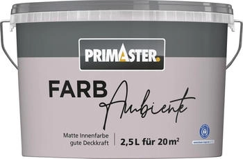 PRIMASTER Farbambiente Wandfarbe matt fliederlila 2,5 L