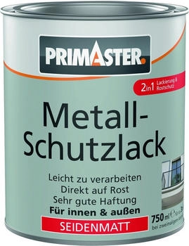 PRIMASTER Metall-Schutzlack moosgr&uuml;n seidenmatt 750 ml