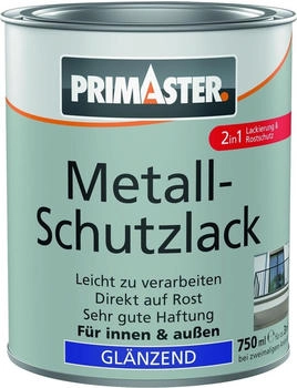 PRIMASTER Metall-Schutzlack reinwei&szlig; hochgl&auml;nzend 750 ml