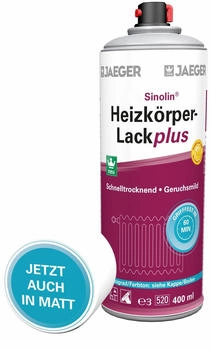 JAEGER Sinolin Heizkörperlack-Spray Plus 6 x 400 ml