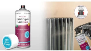 JAEGER Sinolin Heizk&ouml;rperlack-Spray Plus 6 x 400 ml anthrazitgrau seidengl&auml;nzend