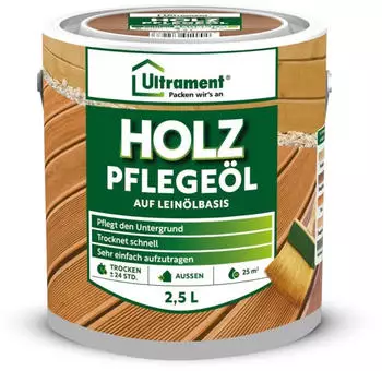 Ultrament Botament Holz Pflegeöl bankirai 2,5 l
