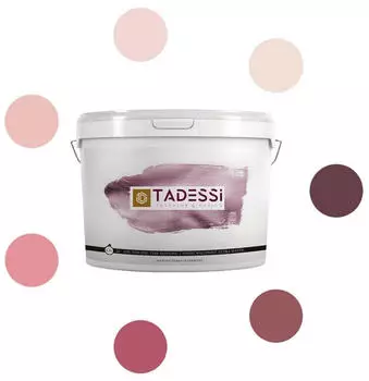 Tadessi Wandfarbe Color Vista Rottöne Dispersion 5L, Blütenrosa
