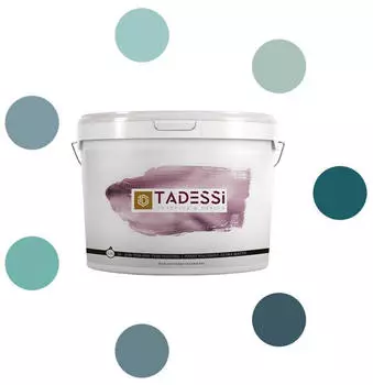 Tadessi Wandfarbe Color Vista Blautöne Dispersion 5L, Petrol