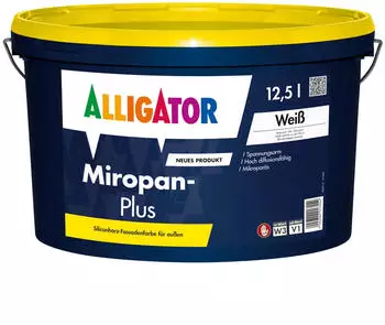 Alligator Miropan Plus 12,5 Liter Fassadenfarbe Weiss