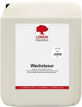 Leinos Wachslasur Basis 600.202 weiss 10 Liter