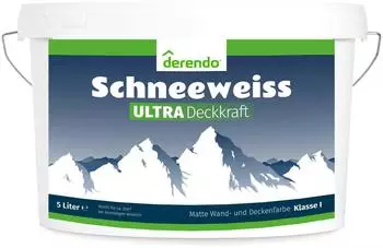 derendo Schneeweiss ultra Wandfarbe 5l