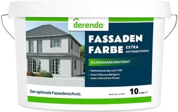 derendo Fassadenfarbe hellgrau 10l