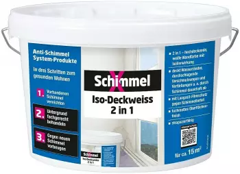 Decotric SchimmelX Iso-Deckweiss 2 in 1