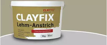 CLAYTEC CLAYFIX Lehm-Anstrich SCGR 2.1 OHNE Korn Beutel 1,5 kg