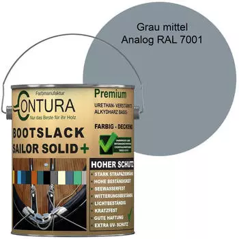Contura Bootslack Glänzend 2,5l Grau Mittel