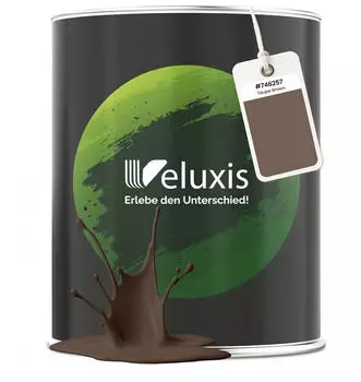 Veluxis Edle Wandfarbe Taupe Brown 1l