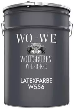 Wo-We WO-WE Latexfarbe Wandfarbe Abwaschbare Innenweiß Küchenwandfarbe W556 1-20L Weiß Seidenmatt