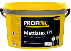 Profitec ProfiTec P 143 Mattlatex 01 5 Liter Weiß