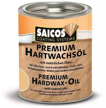 Saicos Premium Hartwachsöl Glänzend Farblos 0,75l (3035)