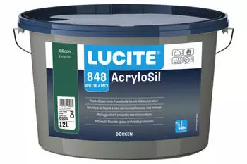 Lucite 848 AcryloSil Fassadenfarbe - 1 Liter