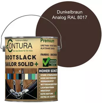 Contura Bootslack Gl&auml;nzend 2,5l Dunkelbraun