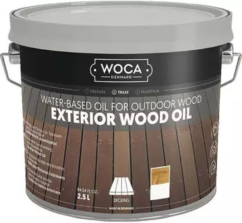 WOCA Exterior Wood Oil wei&szlig; 2,5l