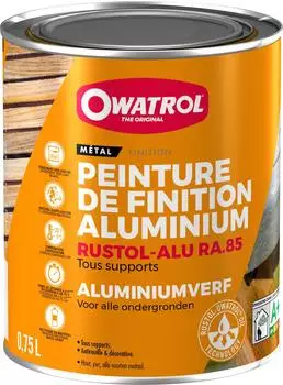 OWATROL Rustol Alu RA.85 Aluminium-Lackfarbe 0,75L (3297970607552)