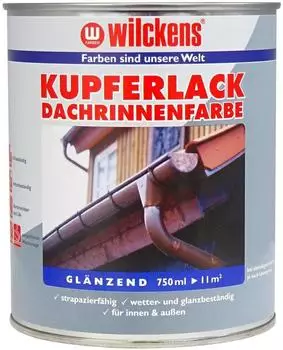 Wilckens Kupferlack Dachrinnenfarbe gl&auml;nzend 750ml (10985100050)