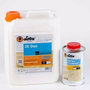Loba WS 2K Duo Parkettlack 2-Komponenten halbmatt 5kg (11466-122)