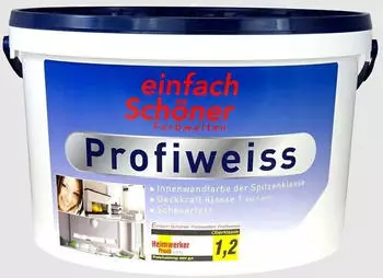 einfach Sch&ouml;ner Profiweiss matt 1l