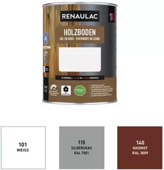 Renaulac Holzbodenfarbe seidenmatt oxid 2.5 l