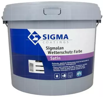 Sigma Sigmalan Wetterschutz-Farbe satin 5l